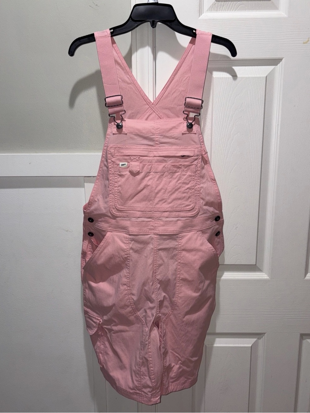 Duluth Pink Heirloom Gardening Short Overalls Women's Size Small